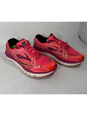 Brooks Womens 8 Running Shoes Guide Rails Support Lightweight Transcend 3